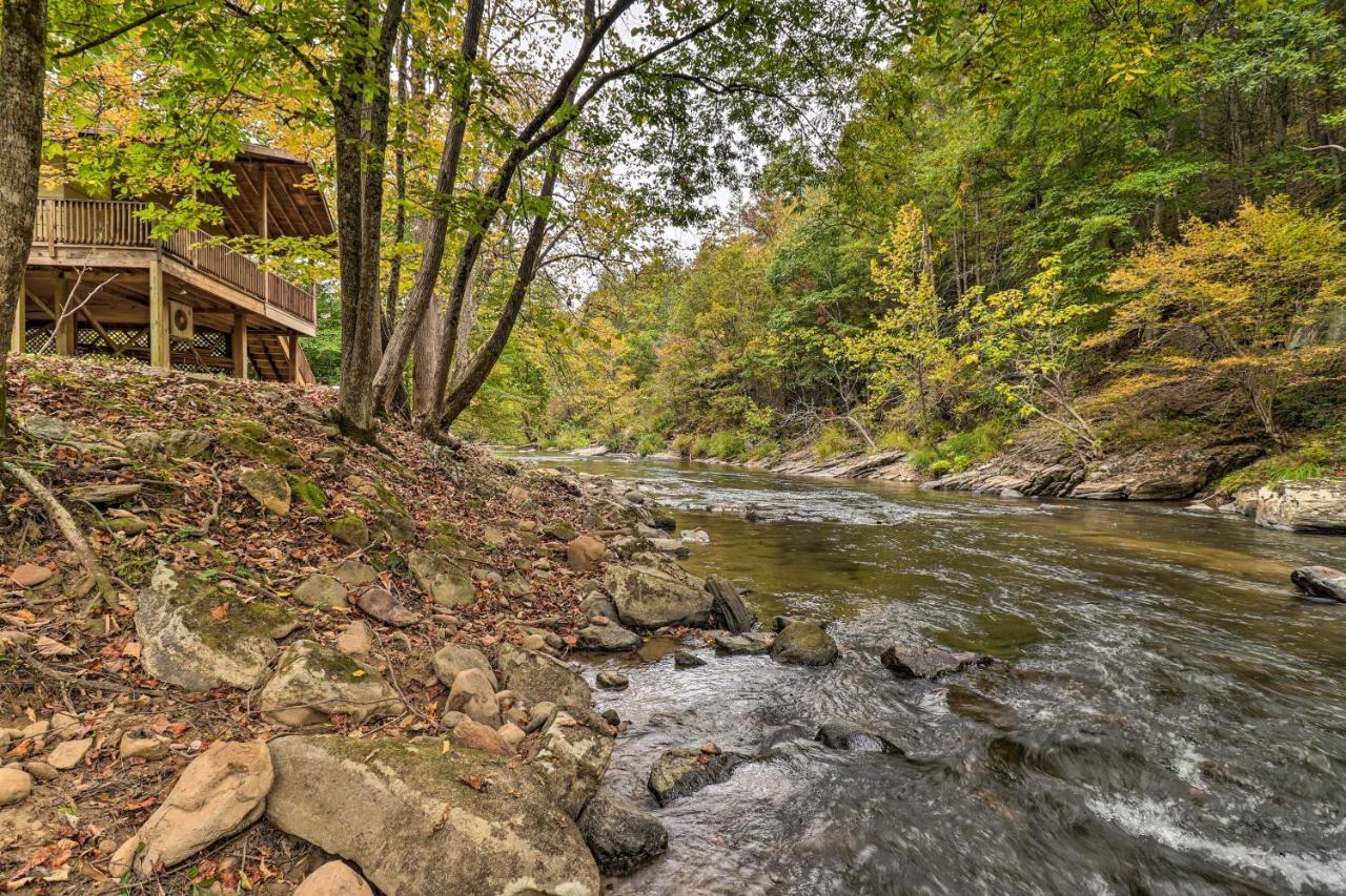 Creekside Retreat With Deck, 18 Miles To Wolf Ridge Βίλα Weaverville Εξωτερικό φωτογραφία