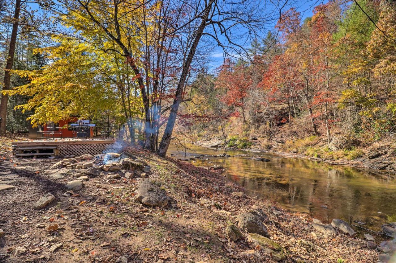 Creekside Retreat With Deck, 18 Miles To Wolf Ridge Βίλα Weaverville Εξωτερικό φωτογραφία