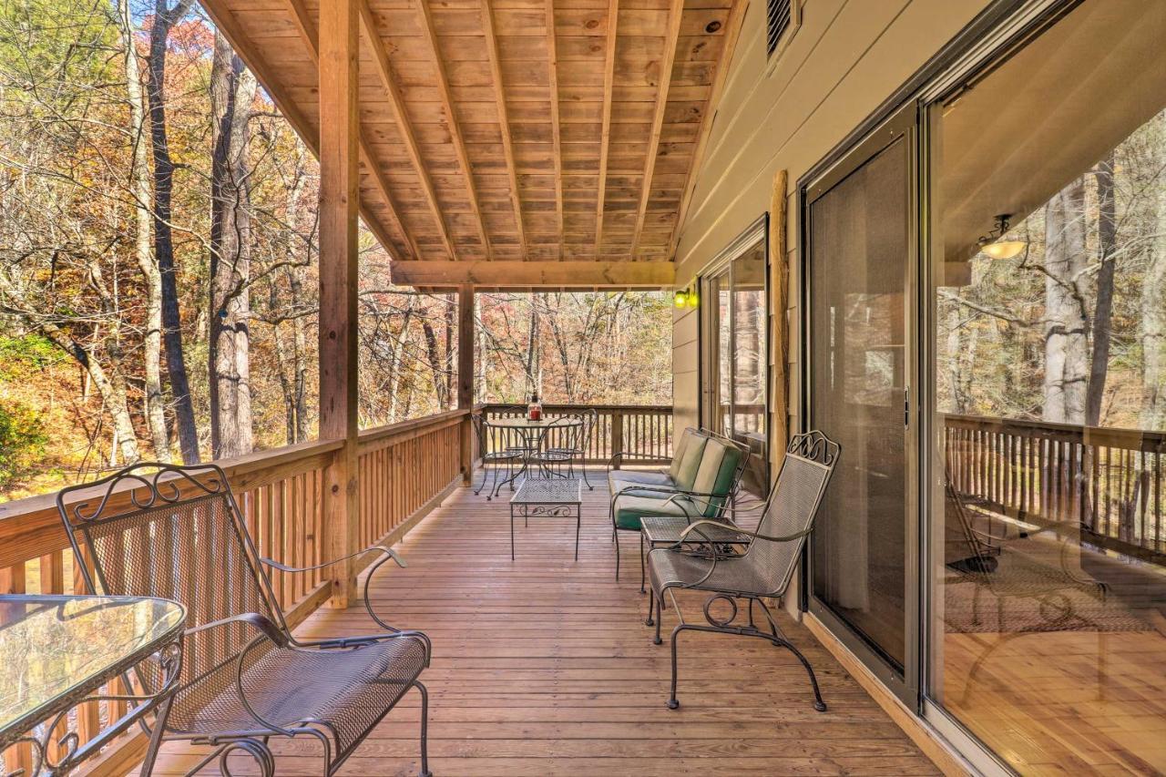 Creekside Retreat With Deck, 18 Miles To Wolf Ridge Βίλα Weaverville Εξωτερικό φωτογραφία