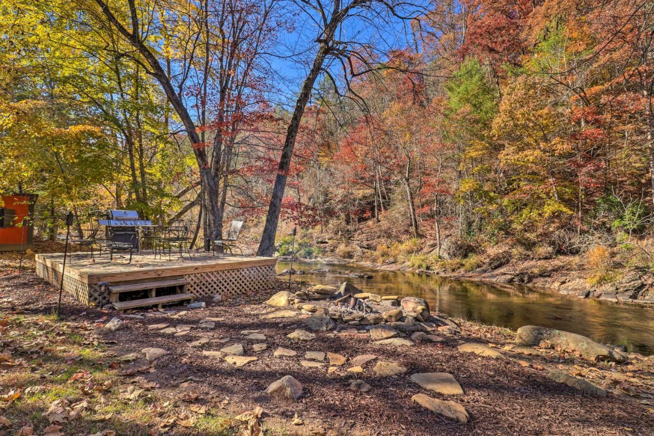 Creekside Retreat With Deck, 18 Miles To Wolf Ridge Βίλα Weaverville Εξωτερικό φωτογραφία